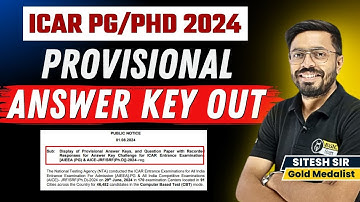 ICAR AIEEA PG/PhD 2024 Answer Key Out | How to Challenge Answer Key? How to Check ICAR PG Answer Key