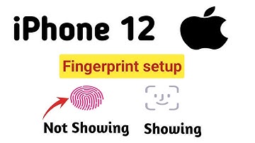 How to Set Fingerprint lock iPhone 12  | Fingerprint setup in iphone |