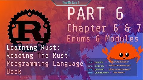 Learn Rust Together Part 6: Enums Cont., Pattern Matching, and Modules!