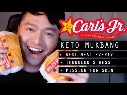 Keto Carl's Jr. Mukbang Pt. 2 - TennoCon Prep & The Best ...