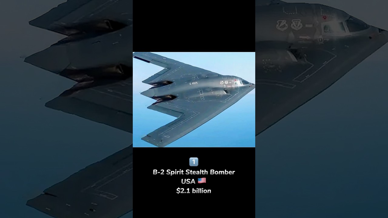 Top 10 Most Expensive Fighter Jets & Military Aircraft in the World 🌍💸✈️