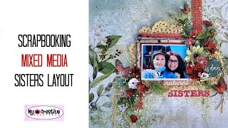 Scrapbook Layout Ideas with Mixed Media Techniques- My Creative Scrapbook