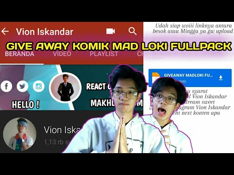 GIVEAWAY KOMIK MAD LOKI