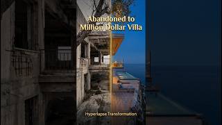 Abandoned Cliffside Ruin to Million Dollar Luxury Villa – Jaw-Dropping Hyperlapse Transformation!