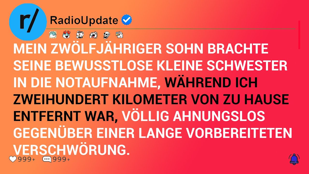 Mein Zwölfjähriger Sohn Brachte Seine Bewusstlose Kleine Schwester In Die Notaufnahme, Während...