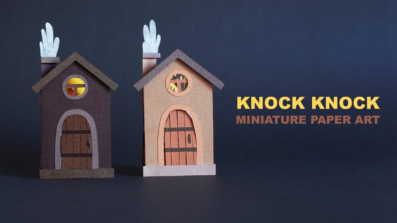 Knock Knock | fall paper art - YouTube