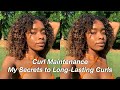 My Curls Lasted 2 Weeks! | loc curls maintenance tips + how to make your curls last longer