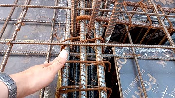 Hướng dẫn đi thép vị trí dầm cột giao nhau.