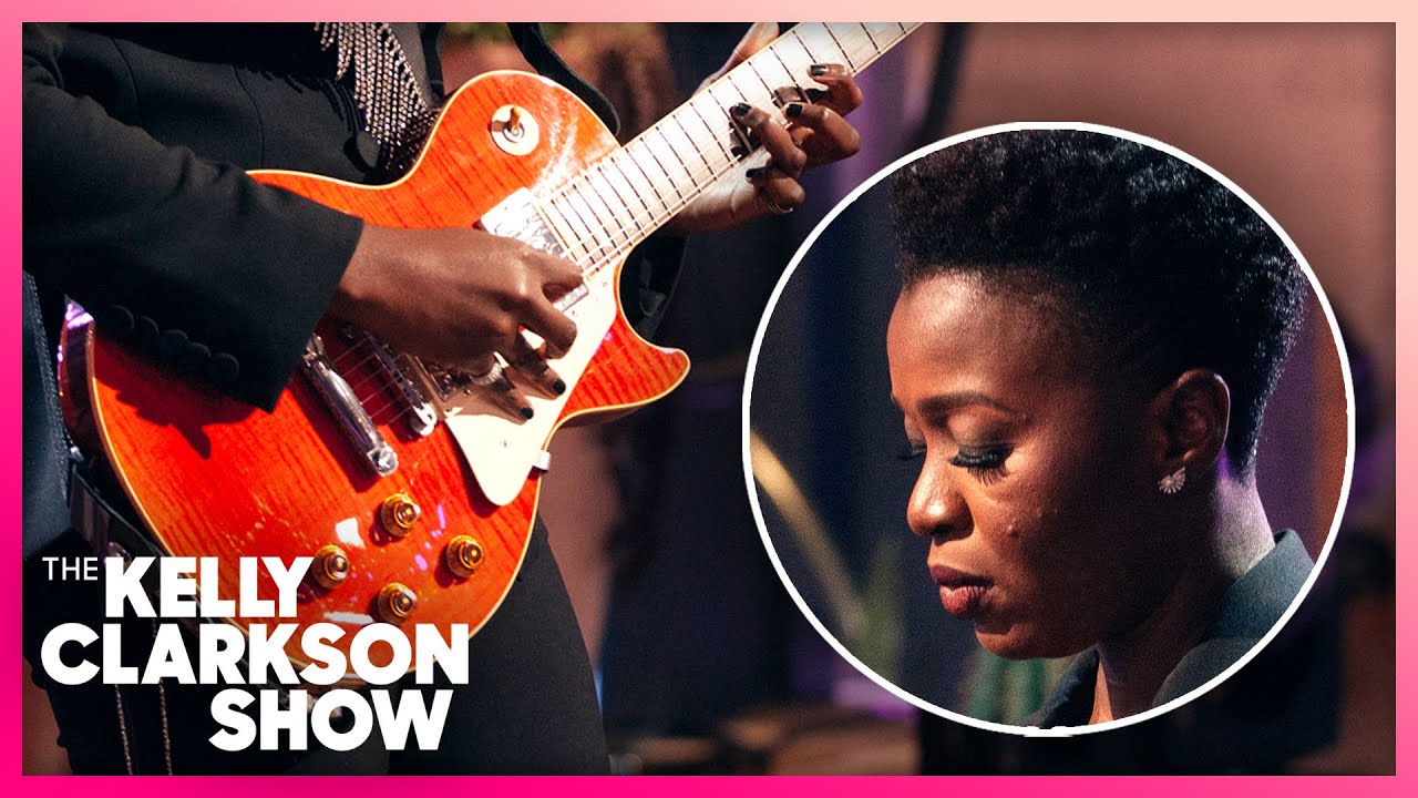 Folake Olowofoyeku Shreds Guitar With Kelly's Band