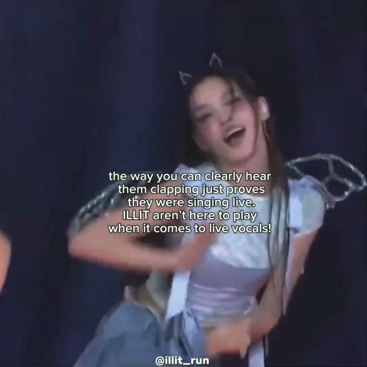 They were singing live the whole time #illit #sbsgayodaejeon #fyp