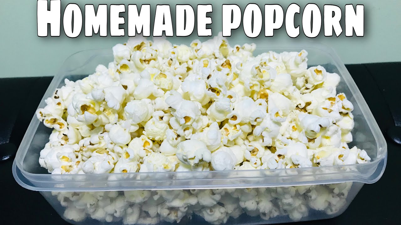 How to make Homemade Popcorn/snacks for movie marathon/Good for kids