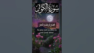 Surah Al-Kausar (سورة الكوثر)(The Abundance)#quran #Surah Al-Kausar