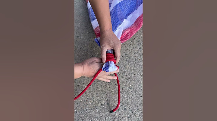 Best Tarp Corner Knot