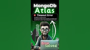 fix mongodb atlas connection error.