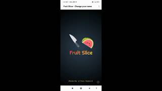 Create an Fruit Slice Game on Mobile 🤫|| Create an Game using Html Code|| No Coding Skills Required! screenshot 2