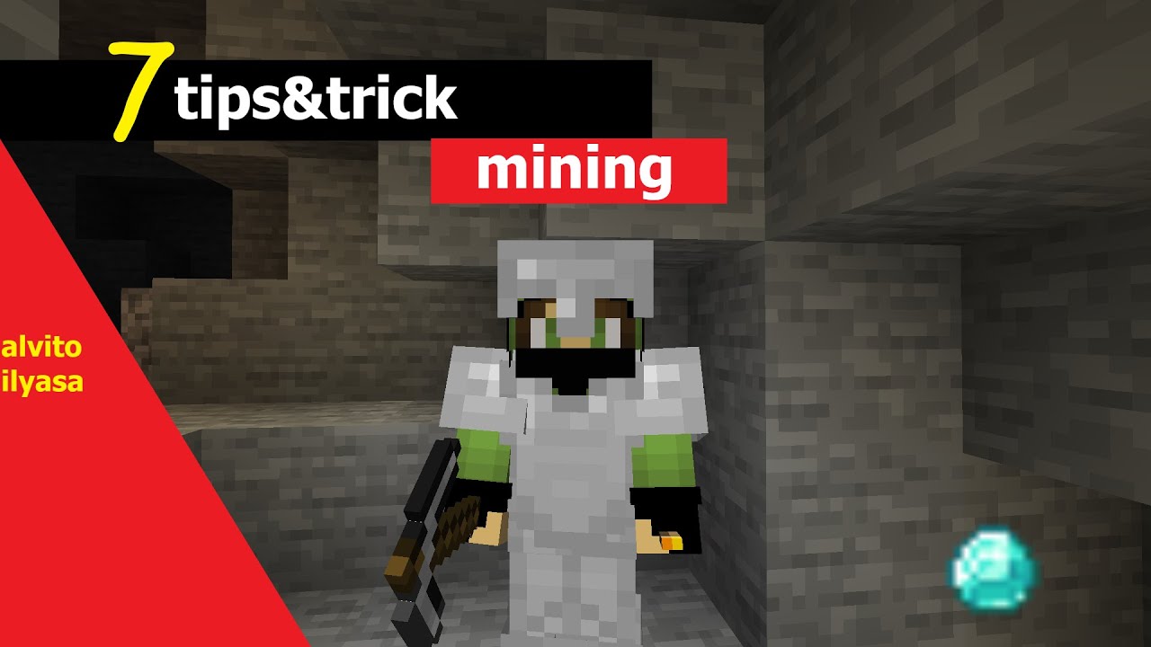 Mine Tips 7 tips & trick mining di minecraft - YouTube