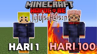 100 HARI di Jujutsu Kaisen Minecraft Hardcore!