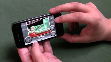 iMAME4all running on iPhone 4