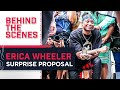 Erica wheeler proposes to her girlfriend after the indiana fevers win vs dallas wings