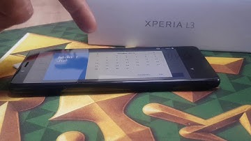 How to set up a SONY XPERIA L3