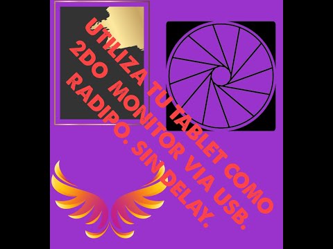 UTILIZA TU TABLET COMO MONITOR VIA USB RAPIDO, GRATIS