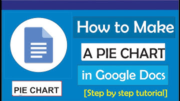 How to make A Pie Chart in Google Docs