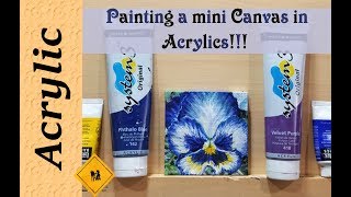 Tips for Painting a Miniature Canvas in Acrylics screenshot 1