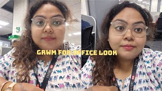 GRWM with Stage 3 in 1 lipstick within 10 mins II OFFICE makeup look with less time