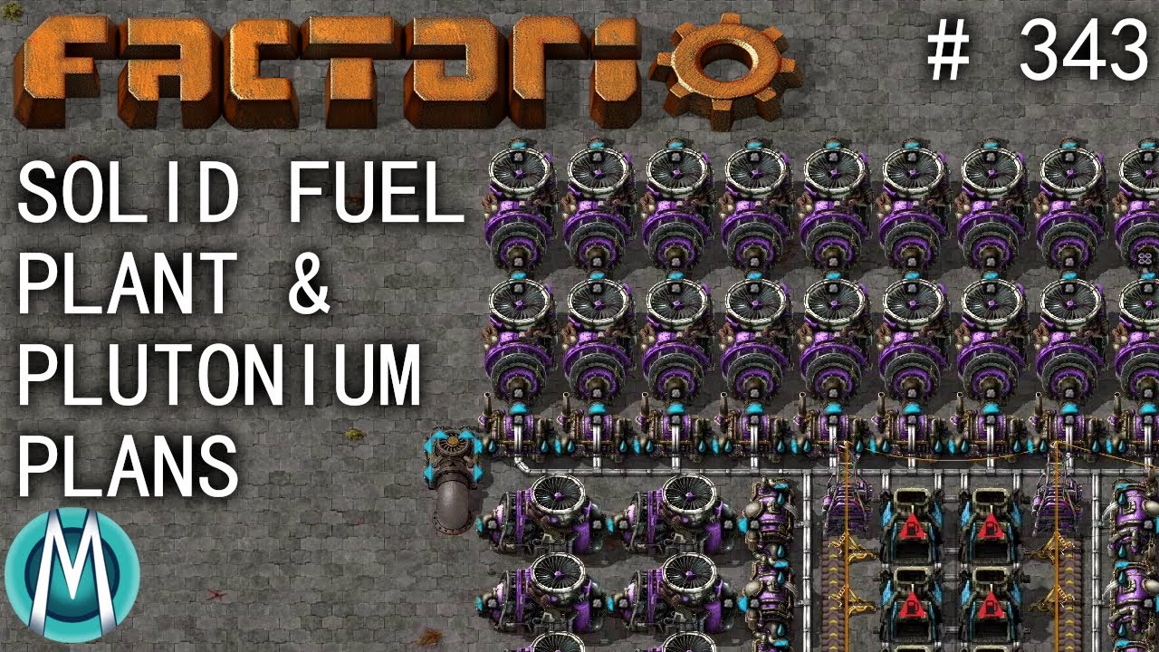 [Factorio 1.1 4K] Angel/Bobs Ep 343 Solid Fuel Plant & Plutonium