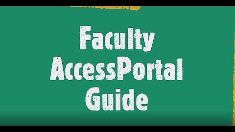 Faculty AccessPortal Guide: Confirming Faculty Notification Letters and Scheduling Exams