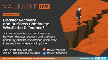 Disaster Recovery and Business Continuity: What