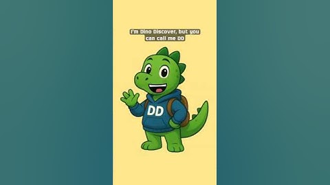 Meet DinoDiscover (DD) – The Fun Learning Dino!