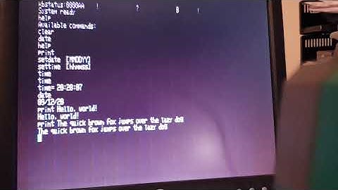 Z80 computer with v9958 graphics (finally got it working)