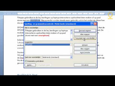 spelling en grammaticacontrole word spelling en grammaticacontrole word