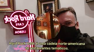 Ney Weliton no Bar Hard Rock Café em Lisboa Portugal