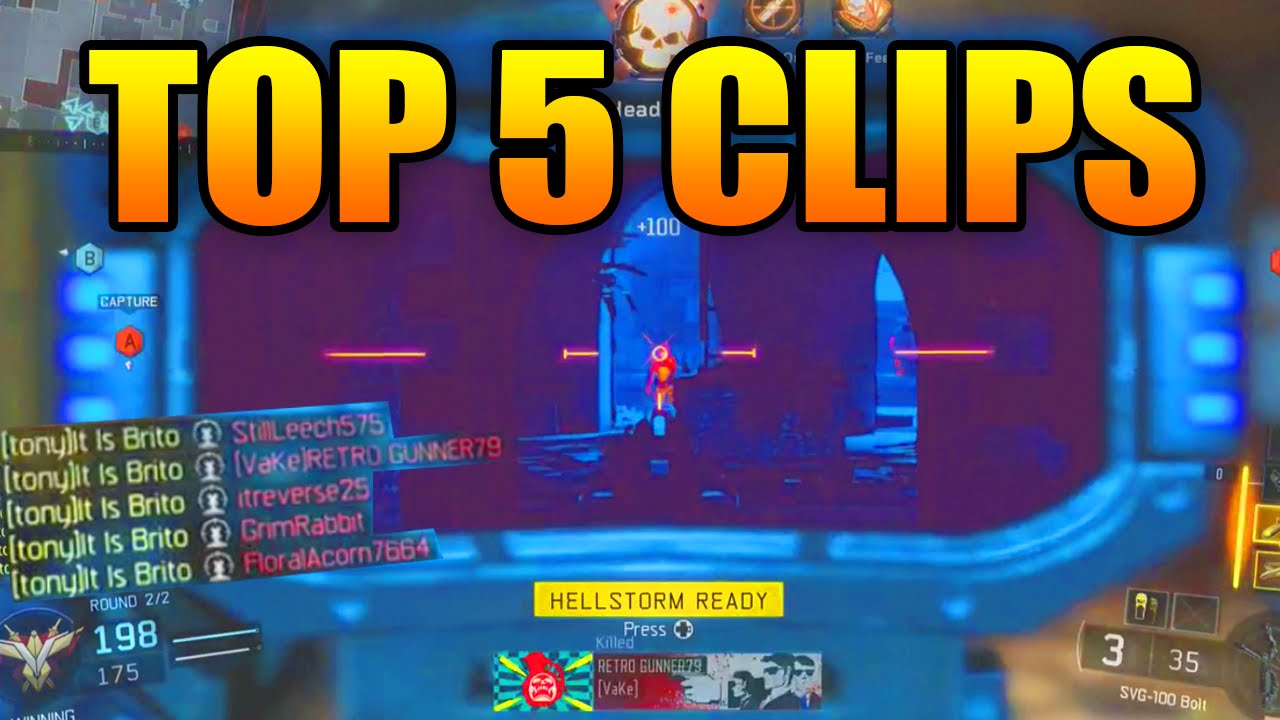 Top 5 Clips Of The Week - Insane SVG HeadShot Clip!