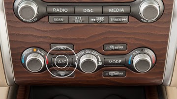 2018 Nissan Pathfinder - Heater and Air Conditioner with Navigation Type A (if so equipped)