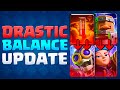 The biggest balance update in clash royale history
