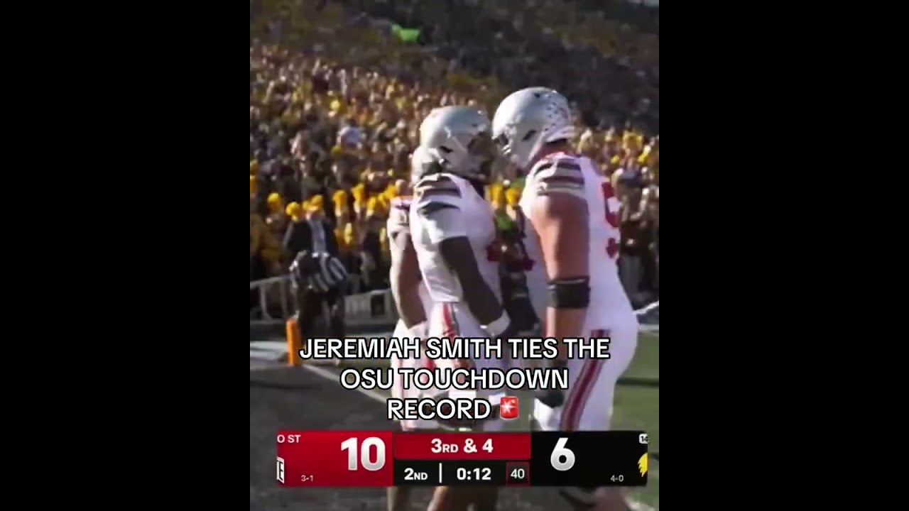 WATCH: ONE MORE JJ 🤯 #jeremiahsmith #ohiostate #collegefootball via Big Ten Conference