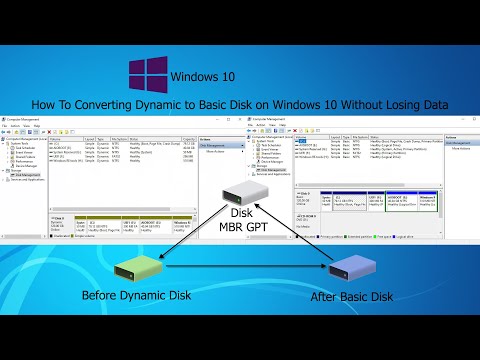 Convert Dynamic to Basic Disk - The RIGHT Way!