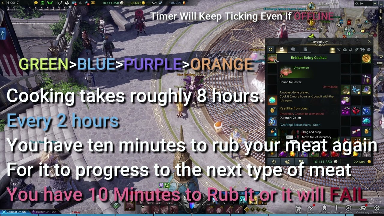 Vernese Brisket Location And Crafting - South Vern - Lost Ark