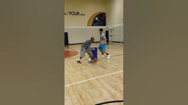 Cyrus Basketball workout with coach Vic Purnell