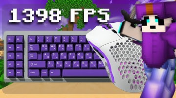 Keyboard + Mouse 1000fps ASMR w/Shaders #hypixel #asmr #fpsmouse