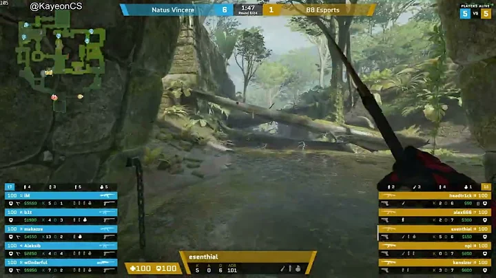 esenthial Demo ( 9-12 ) B8 vs Natus Vincere ( ANCIENT ) POV | StarLadder Budapest Major 2025