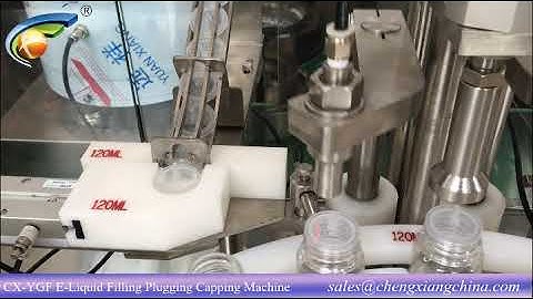 CX-YGF E liquid filling plugging capping machine