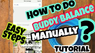 How to do buddy balance using messaging app | easy steps | Tutorial screenshot 4