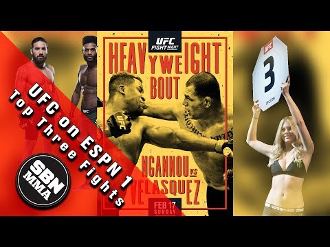 Ufc On Espn 1 Card Cain Velasquez Vs Francis Ngannou Full Fight