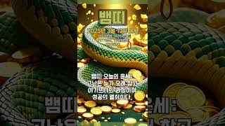 [2025년 3월 12일 뱀띠 오늘의운세]  고난은 누가 오래 참고 이기느냐의 과정이며 성공의 열쇠이다. #…