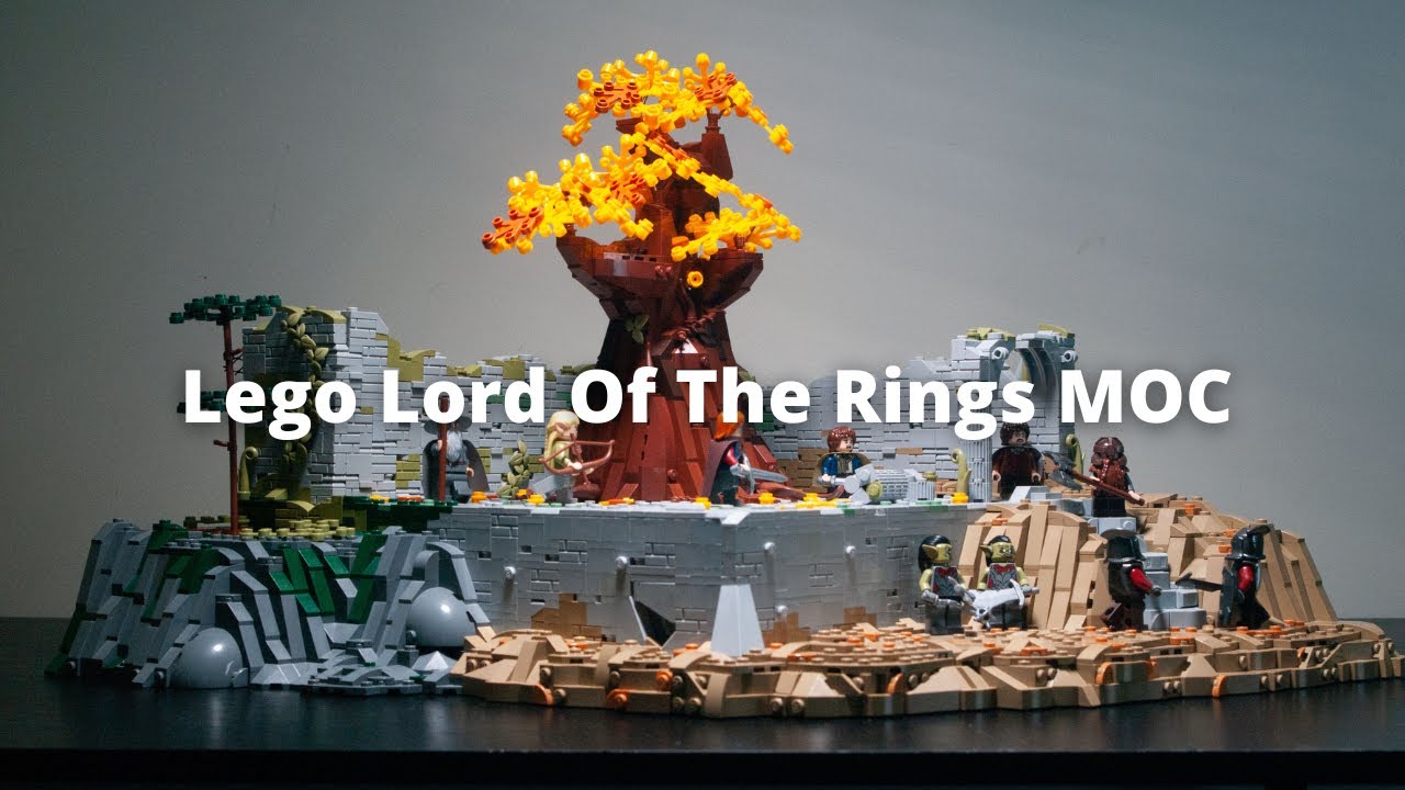 Lego LOTR MOC - The Fellowship's Journey Continues - YouTube