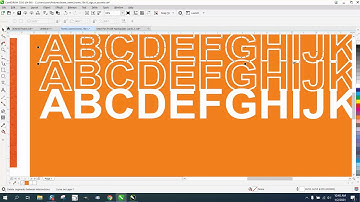 Corel Draw Tips & Tricks Stacked font
